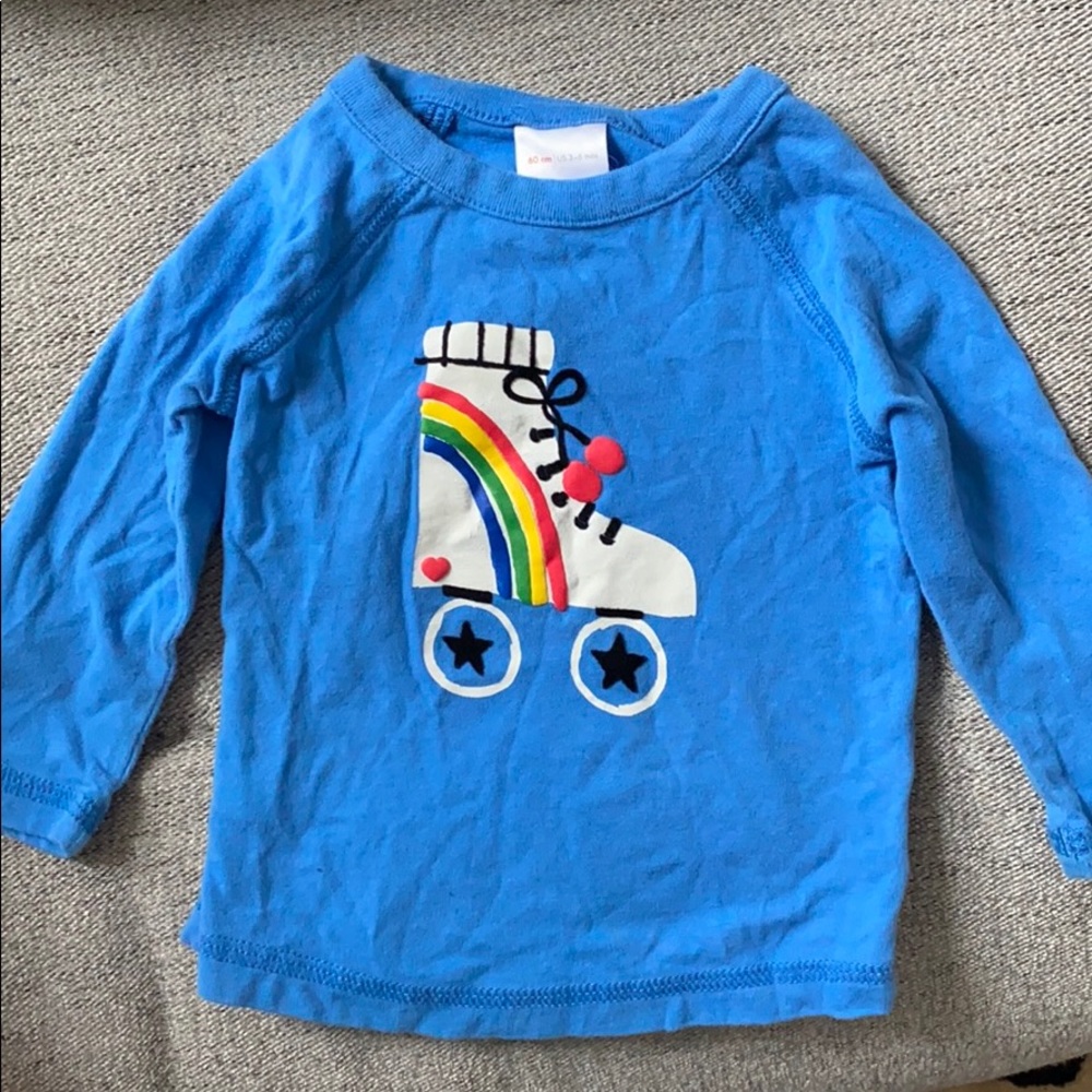 Hanna Andersson Long Sleeve Shirt Roller Skate